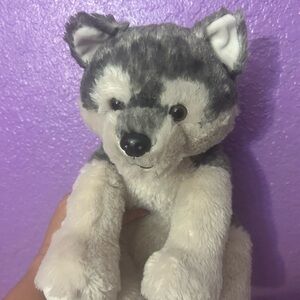 Build-A-Bear Gray and Cream Plush